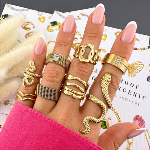 Coiled Serpent Ring
