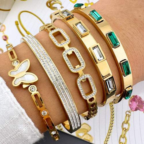 Butterfly Bangle Bracelet