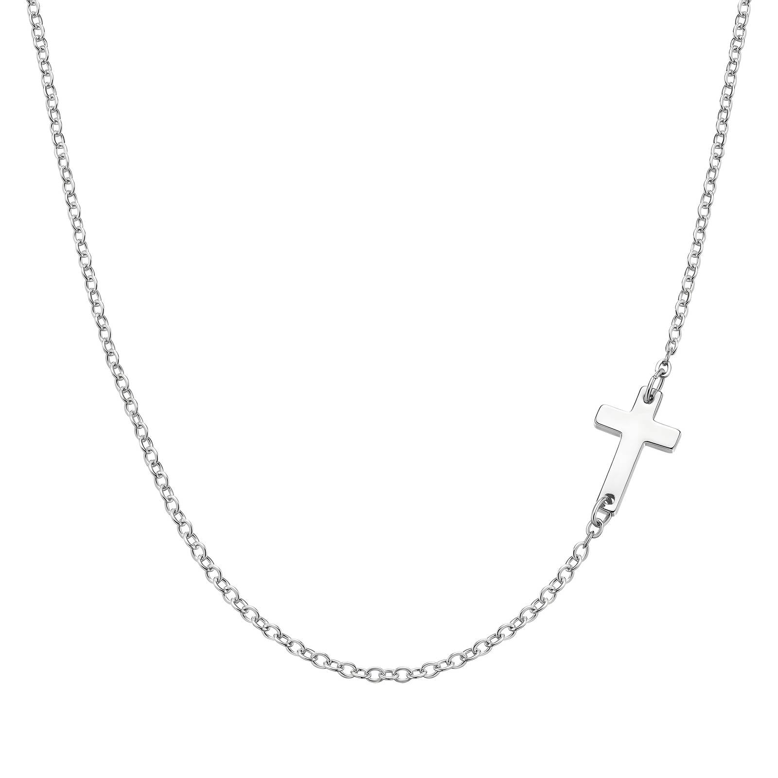 Crosses Necklace, Stainless Steel