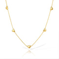 Necklace, 18K Gold Plated Steel