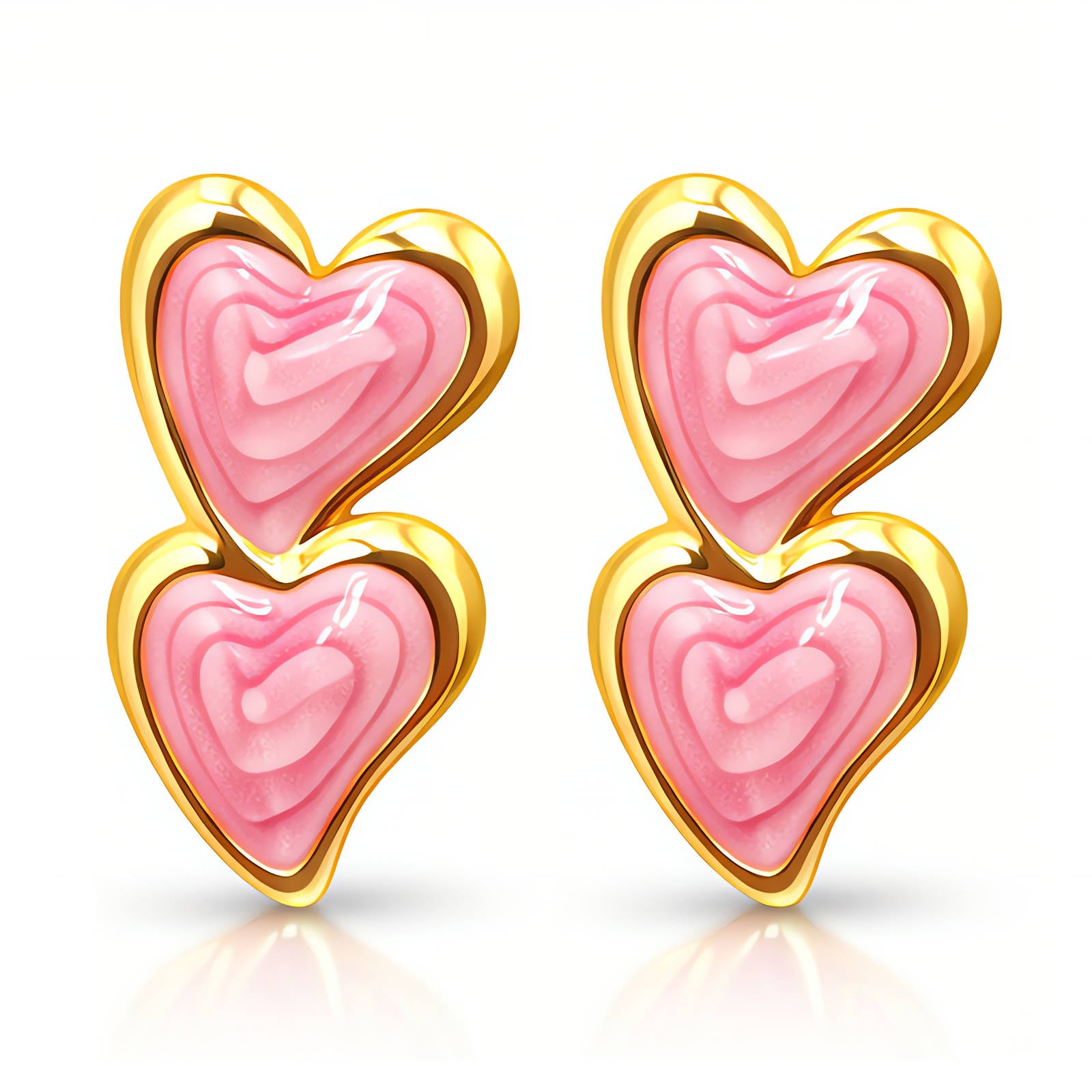 Double Cœur Rose